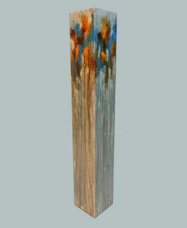 totem: blue, orange on buff titanium