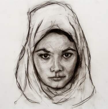 Study portrait of D for Mariam